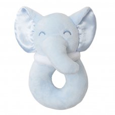 RT36-B: Blue Elephant Rattle Toy
